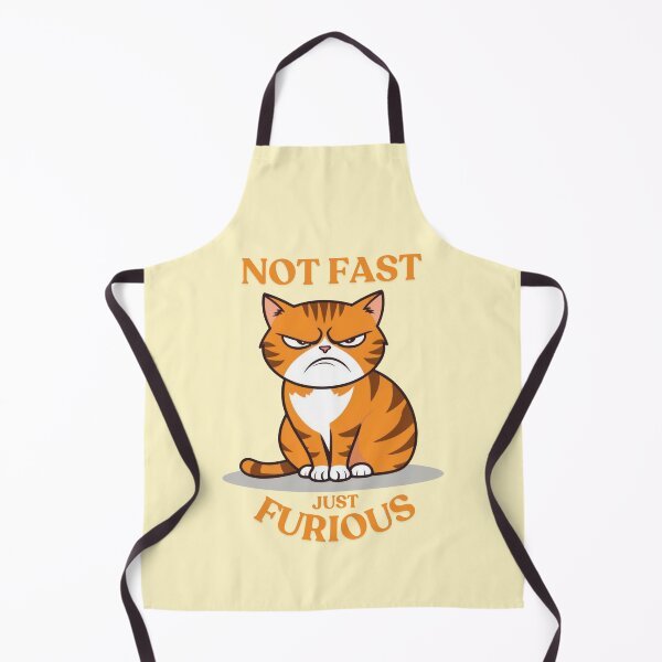 Item preview, Not Fast, Just Furious Orange Cat designed and sold by Frezcola.