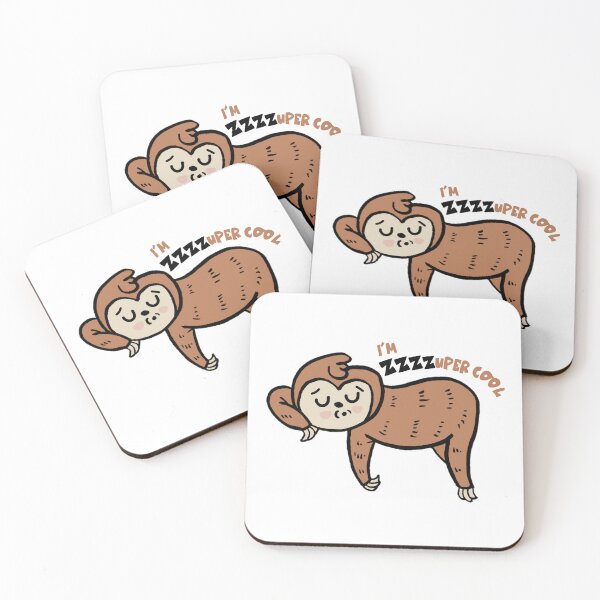 Item preview, Adorable Sloth Design: I'm Zzzuper Cool designed and sold by Claustronautas.