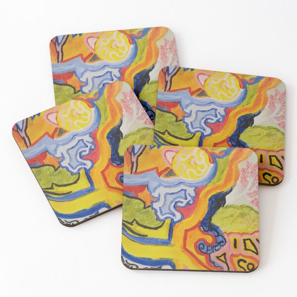 Item preview, Cosmic Jungle Cat – Psychedelic Abstract by Cotchichi designed and sold by Cotchichi.