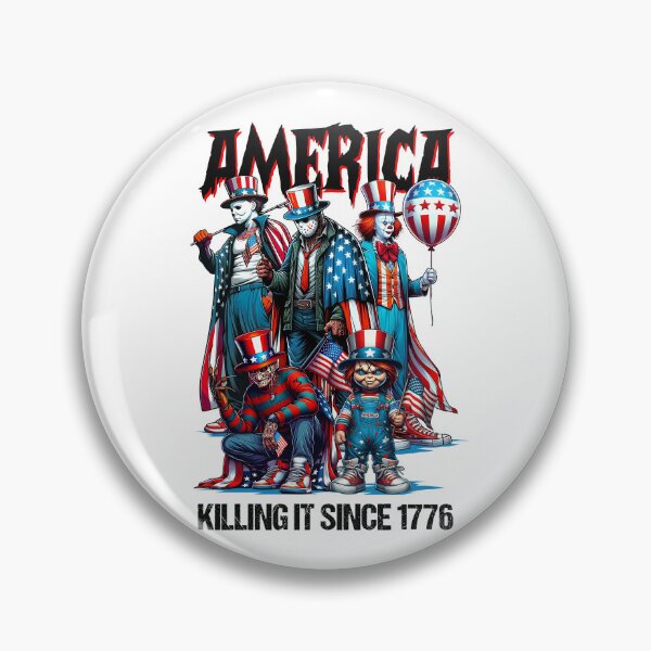 Item preview, America Killing It Since 1776 Horror 4th of July designed and sold by Artifyo.
