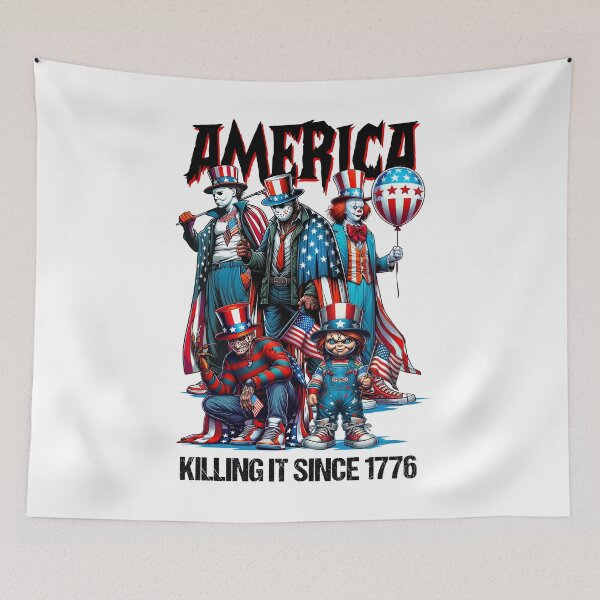 Item preview, America Killing It Since 1776 Horror 4th of July designed and sold by Artifyo.
