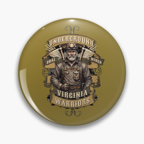 Item preview, Virginia Coal Miner Underground Warriors by Appalachia Mamaws designed and sold by Hearts Of Appalachia.
