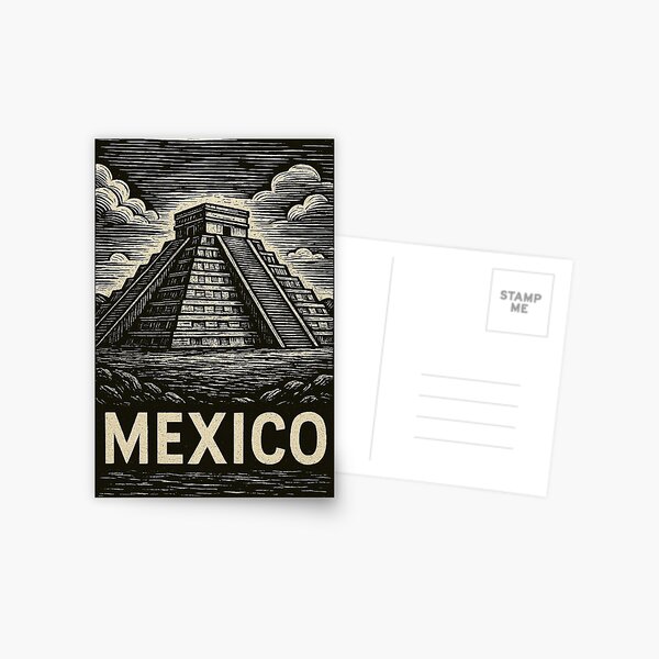 Item preview, Mexico Linocut Style  designed and sold by Thistle-TShop.