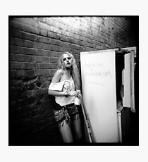 Bad girl - Holga - Lomography Photographic Print
