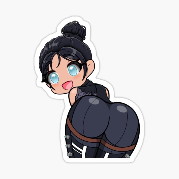 Item preview, Wraith Twerk Chibi – Booty Dance Gamer Art designed and sold by Stitches Designs.