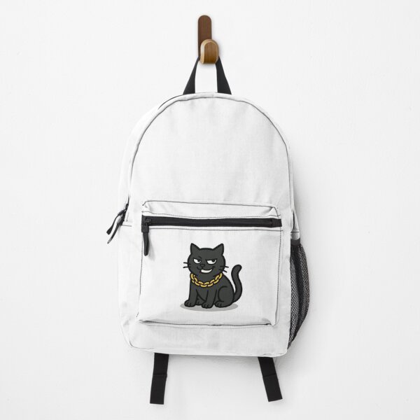 Item preview, Gangsta Black Cat – Cool Hip-Hop Cat with Gold Chain Illustration designed and sold by PierrelyHO.