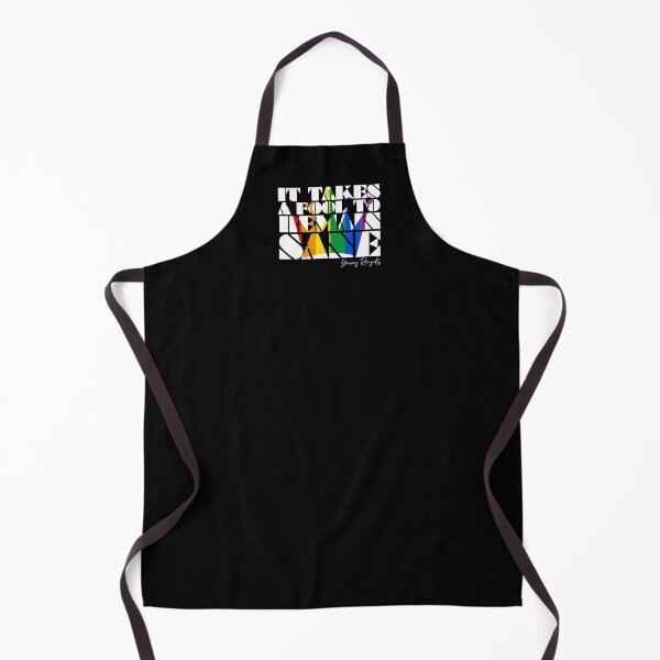Item preview, It takes a fool to remain sane - quote in white with rainbow crown designed and sold by kobyakov.