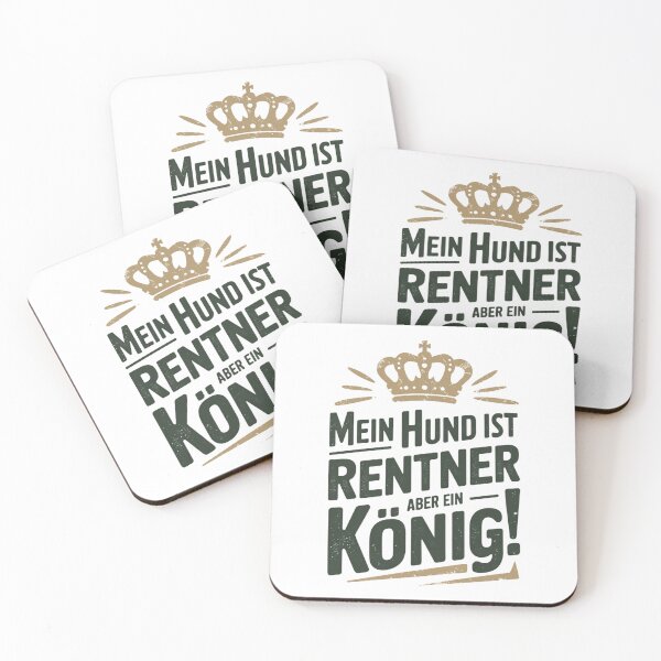 Item preview, My dog is retired—but a king! Funny senior dog design with a crown designed and sold by Globuwear.
