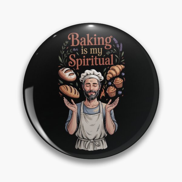 Artikelvorschau, Backen ist meine Spiritualität – Lustiges Design für Bäcker- und Gebäckliebhaber entworfen und verkauft von FeelCreations.