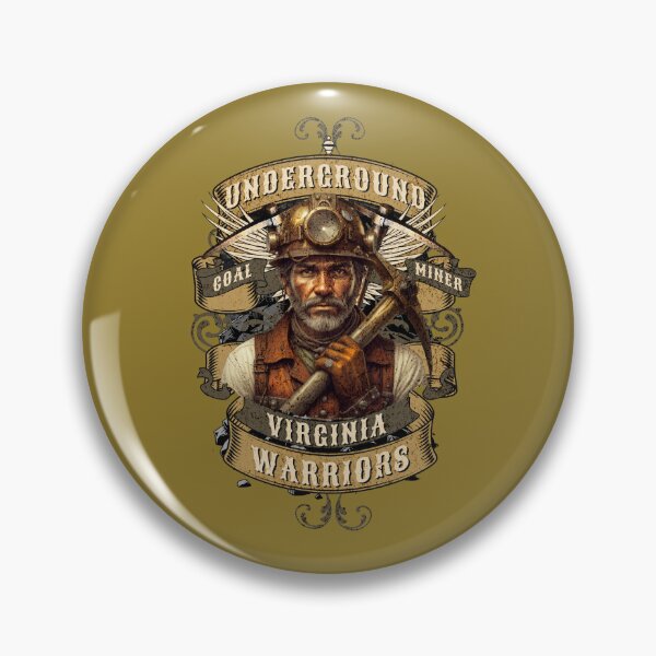 Item preview, Virginia Coal Miner Underground Warriors by Appalachia Mamaws designed and sold by Hearts Of Appalachia.