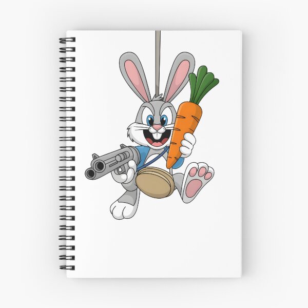 Item preview, Drop-In Bunny – Armed with Snacks and Attitude designed and sold by Fragy72.