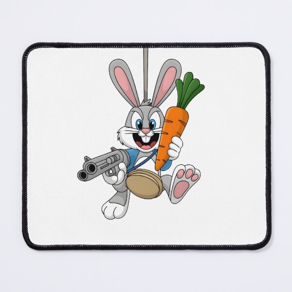 Item preview, Drop-In Bunny – Armed with Snacks and Attitude designed and sold by Fragy72.