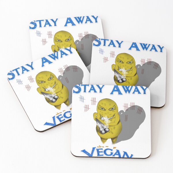 Item preview, Stay away Vegan designed and sold by MADandSANE-MArt.