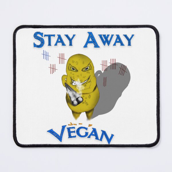 Item preview, Stay away Vegan designed and sold by MADandSANE-MArt.