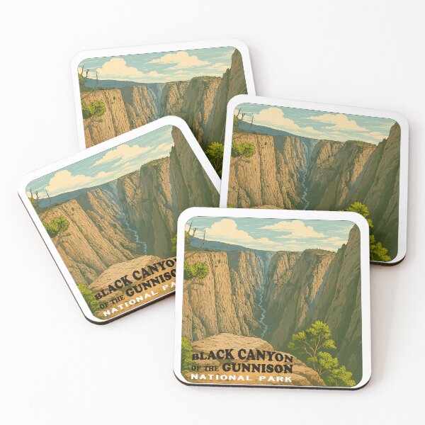 Item preview, Canyon of the Gunnison National Park Colorado Sticker designed and sold by Ismeal Von.