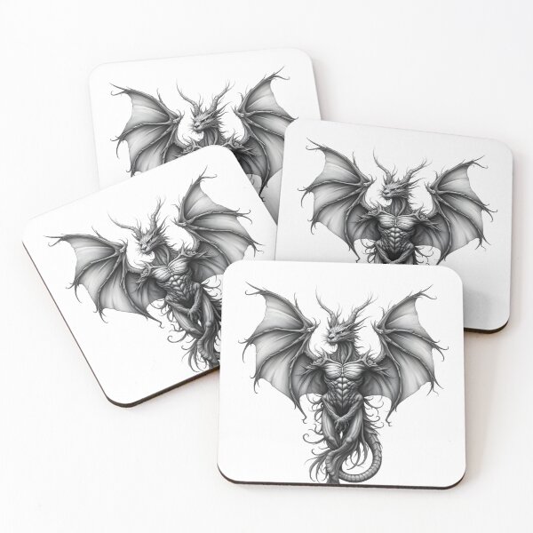 Item preview, Primal Fury: Winged Tribal Dragon designed and sold by ShadowAndSlate.