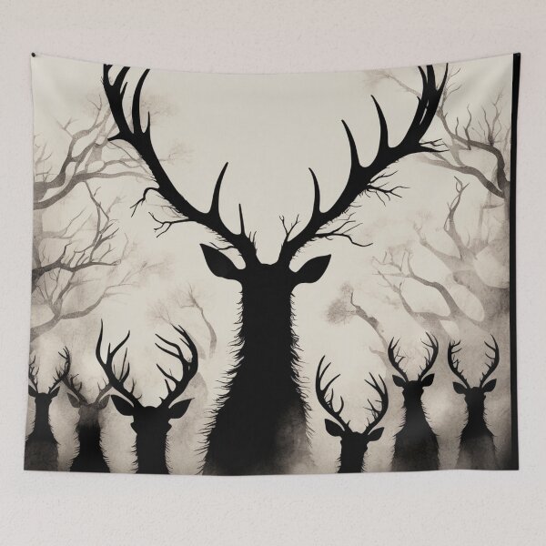 Aperçu de l'œuvre Le culte des bois de cerf créée et vendue par ShatteredNightmare.
