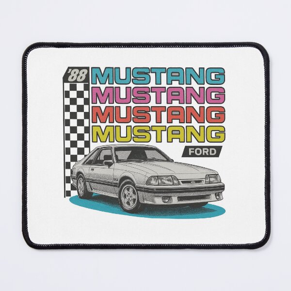 Item preview, 1988 Ford Mustang Retro Foxbody Art with 80s Vibes designed and sold by TheArtOfCar.