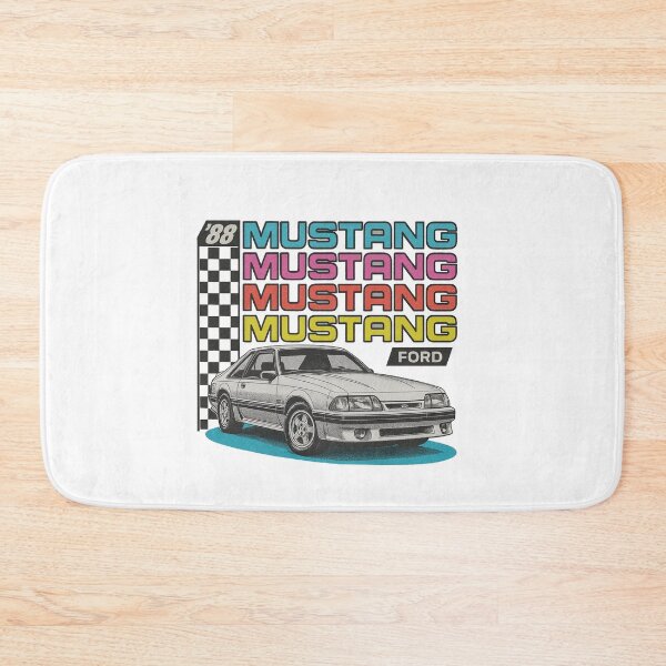 Item preview, 1988 Ford Mustang Retro Foxbody Art with 80s Vibes designed and sold by TheArtOfCar.