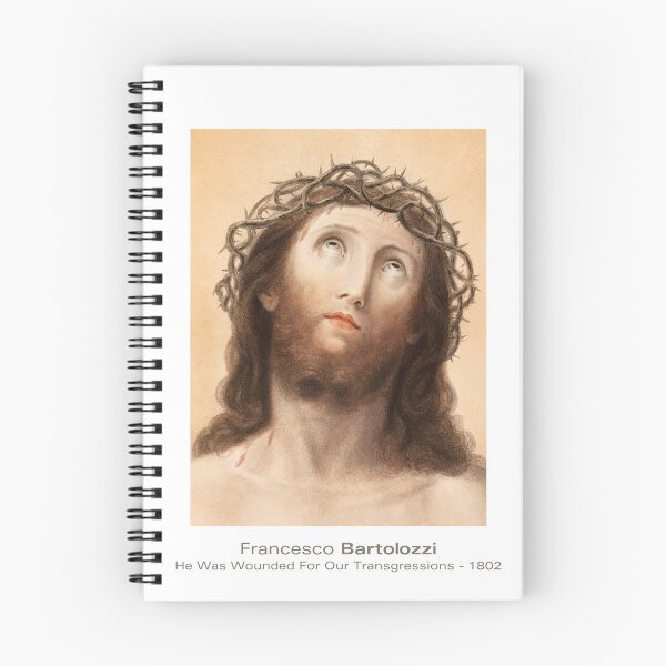 Item preview, Francesco Bartolozzi: He was wounded for our transgressions (Head of Christ) 1802 designed and sold by PinkDuckTees.