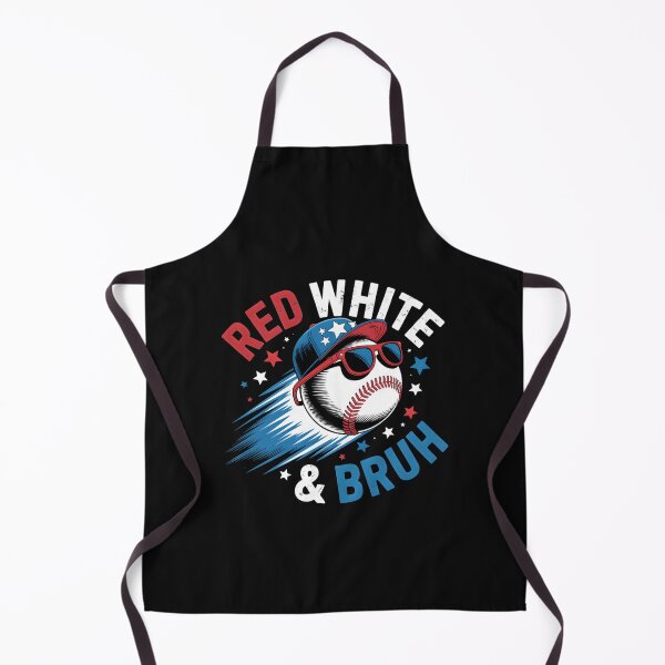 Item preview, Red White and Bruh Baseball Kids Boys Toddler Youth July 4  designed and sold by clothesy7.