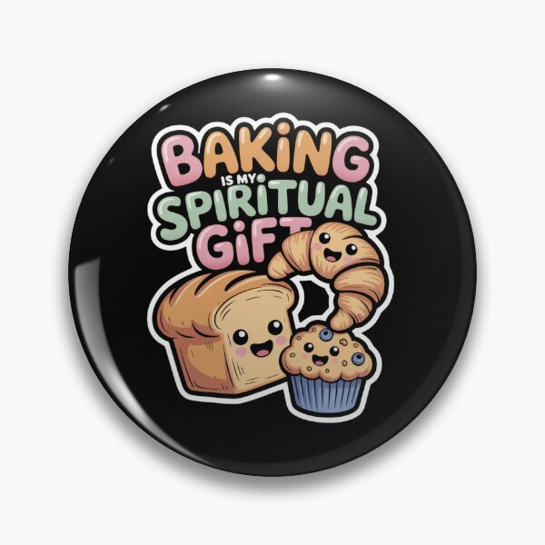 Artikelvorschau, Backen ist meine Spiritualität – Lustiges Design für Bäcker- und Gebäckliebhaber entworfen und verkauft von FeelCreations.