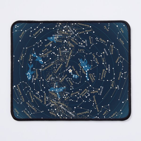Item preview, Elegant Northern Hemisphere Sky Map: A Celestial Journey of Wonder designed and sold by Starpuffdesign.