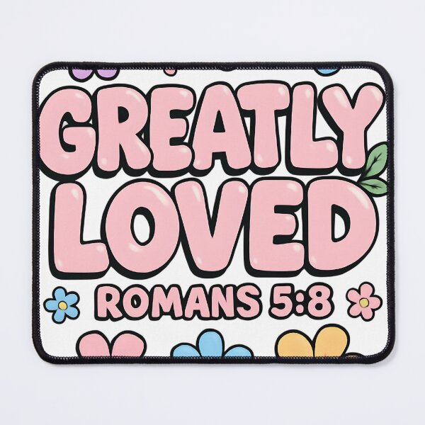 Item preview, Greatly Loved - Romans 5:8 designed and sold by valbabs.