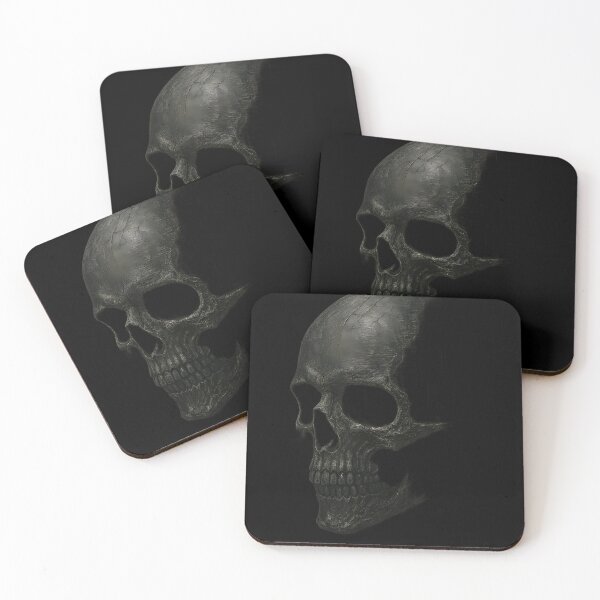 Item preview, Dark Glitch Skull Art – Fragmented Horror Digital Skull Illustration designed and sold by Shoot-The-Moon.