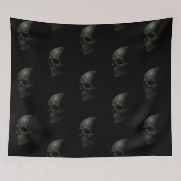 Item preview, Dark Glitch Skull Art – Fragmented Horror Digital Skull Illustration designed and sold by Shoot-The-Moon.