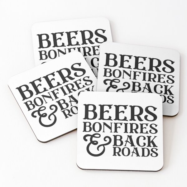 Item preview, Beers Bonfires & Backroads designed and sold by FloraliteCo.