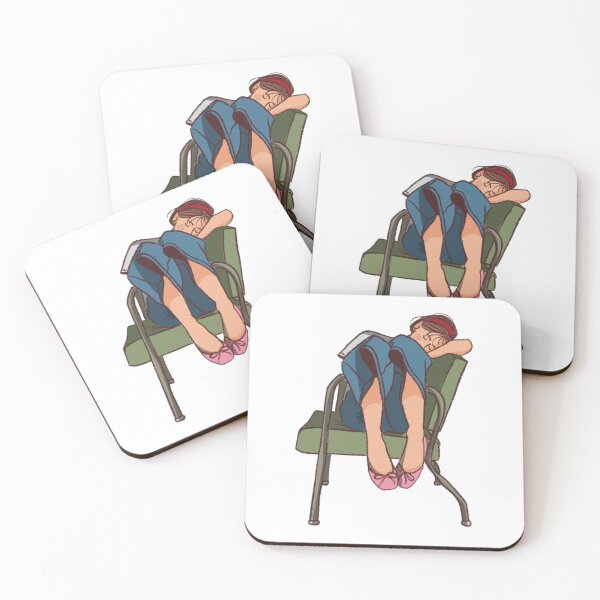 Item preview, A woman sleeping on the chair  designed and sold by Hessah-HA.