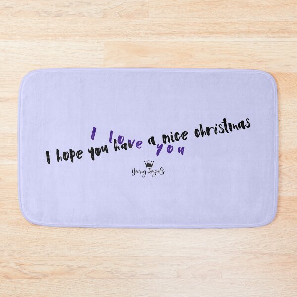 Item preview, Young Royals quote - I love you / I hope you have a nice christmas designed and sold by kobyakov.
