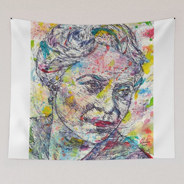 Item preview, FLORENCE PRICE watercolor and ink portrait designed and sold by lautir.