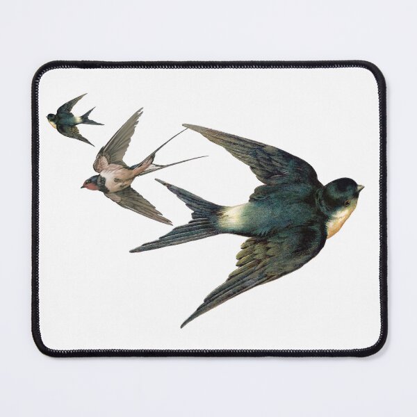 Item preview, Flock of Swallows Bird Art designed and sold by ckeenart.