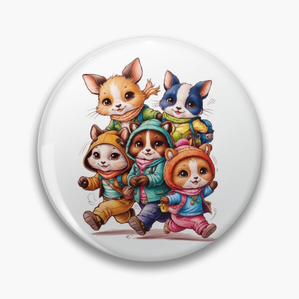 Item preview, Cute Winter Squad designed and sold by PinkiPop Studio.