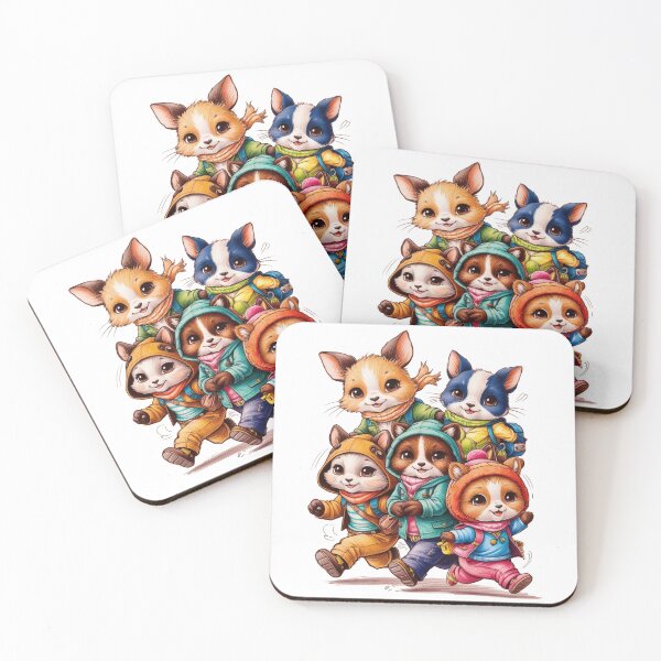 Item preview, Cute Winter Squad designed and sold by PinkiPop Studio.