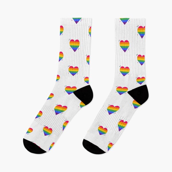 Item preview, LGBTQ Pride Month Rainbow Heart designed and sold by prsagar01.