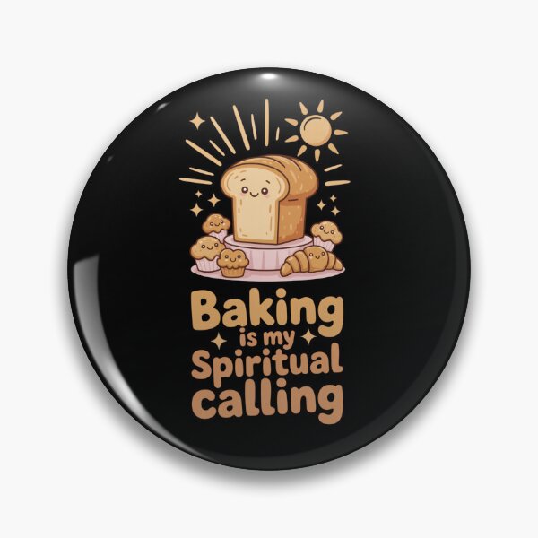 Artikelvorschau, Backen ist meine Spiritualität – Lustiges Design für Bäcker- und Gebäckliebhaber entworfen und verkauft von FeelCreations.