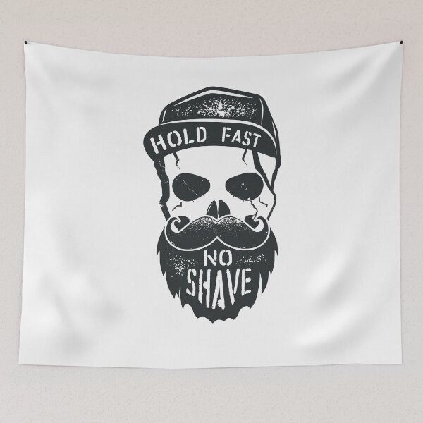 Item preview,  Skull Beard, Hold Fast No Shave designed and sold by VibeTCreations.