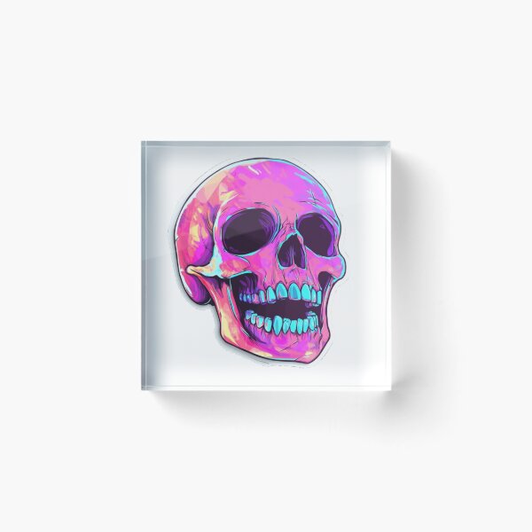 Item preview, Neon Skull  designed and sold by AriesArtCom.