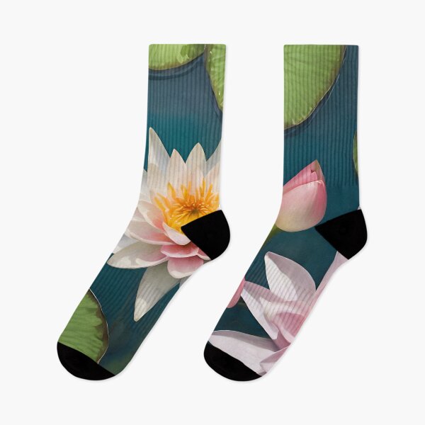 Item preview, Water Lilies on Dark Water designed and sold by Pixel Press Prints.