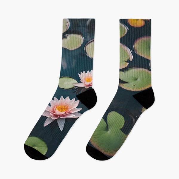 Item preview, Water Lilies on Dark Water designed and sold by Pixel Press Prints.