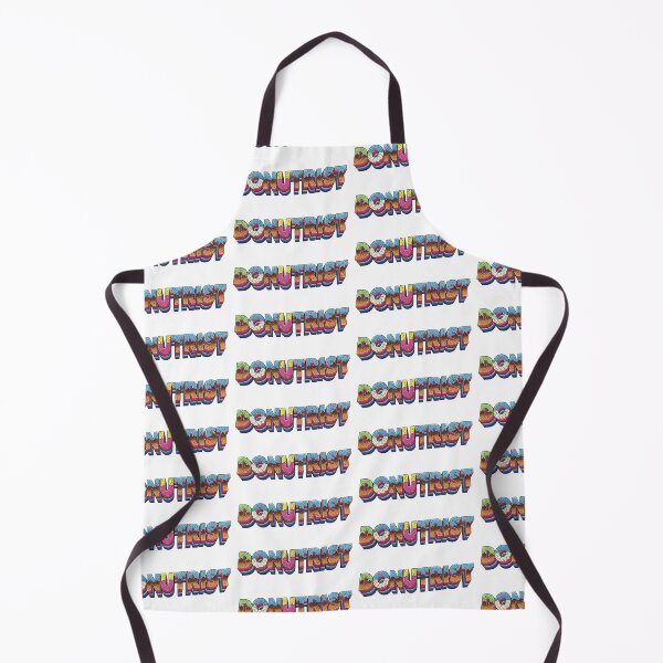 Item preview, DONUTRIST retro nostalgia rainbow text designed and sold by The Nerd Gift Source.