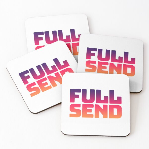 Item preview, Full Send in Sunset Gradient designed and sold by Memes N Lore .