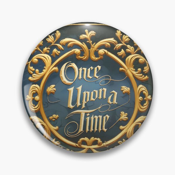Item preview, Once Upon a Time – Elegant Gold Framed Fairytale Quote designed and sold by EmeraldeaArt.