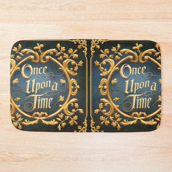 Item preview, Once Upon a Time – Elegant Gold Framed Fairytale Quote designed and sold by EmeraldeaArt.