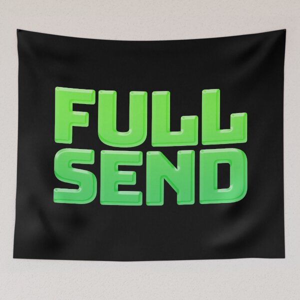 Item preview, Full Send in Lime Green designed and sold by Memes N Lore .