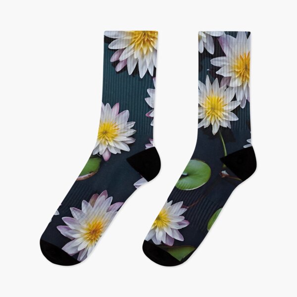 Item preview, Water Lilies on Dark Water designed and sold by Pixel Press Prints.