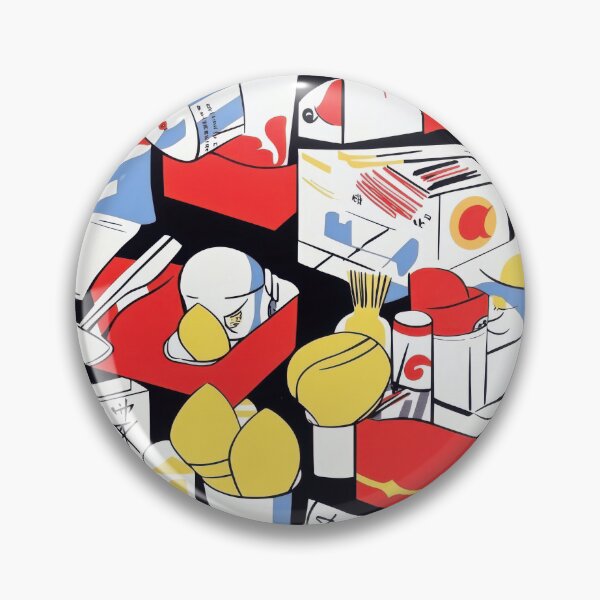 Item preview, Retro grocer label mix with Asian — Sticker Badge Mashup designed and sold by HEADMADE-TV.